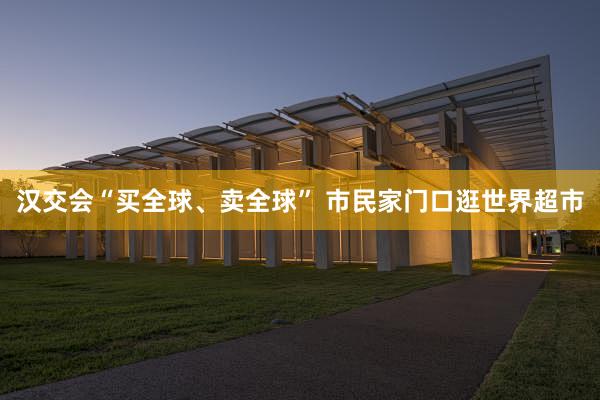 汉交会“买全球、卖全球” 市民家门口逛世界超市