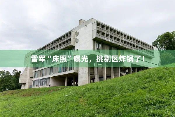 雷军“床照”曝光，挑剔区炸锅了！